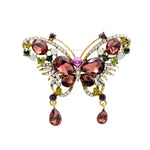 Colorful Bouquet Butterfly Brooch