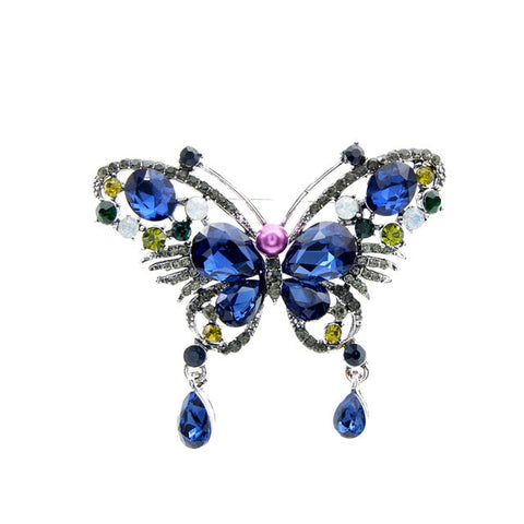 Colorful Bouquet Butterfly Brooch