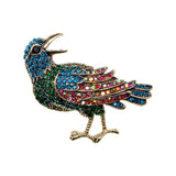 fiery sparks bird brooch