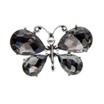 Black Shiny Butterfly Brooch