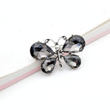 Black Shiny Butterfly Brooch