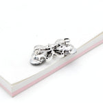Black Shiny Butterfly Brooch