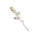 Rose Gold Flower Brooch