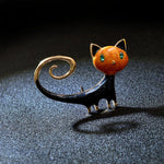 Stranger Cat Brooch