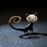 Stranger Cat Brooch