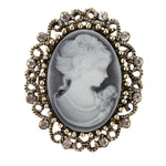 Inner Peace Cameo Brooch