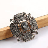 Antique Golden Circle Brooch