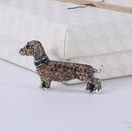 Brown Sugar Dog Brooch
