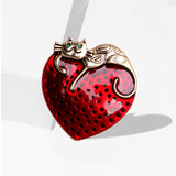 Loving Fantasy Heart Brooch