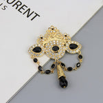 Antique Red & Gold Brooch