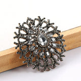 Antique Vintage Canvas Brooch