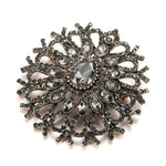 Antique Vintage Canvas Brooch