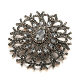 Antique Vintage Canvas Brooch