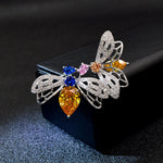 Tandem Bee Brooch