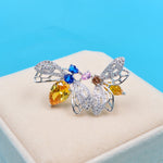 Tandem Bee Brooch