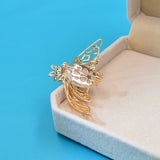 Pearly Bee Brooch