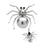 Mother & Daughter Spider Brooch