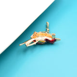 Colorful Surprise Bird Brooch