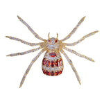 shiny spider brooch