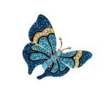 blue butterfly brooch