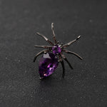 Eternal Amethyst Spider Brooch