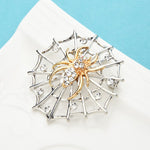 Classy Hunter Spider Brooch