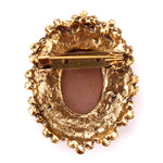 Star-adorned Cameo Brooch