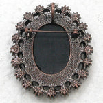 Black & White Cameo Brooch