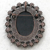 Black & White Cameo Brooch