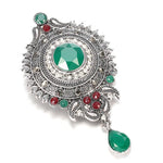 Antique Celestial Eye Brooch