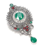 Antique Celestial Eye Brooch