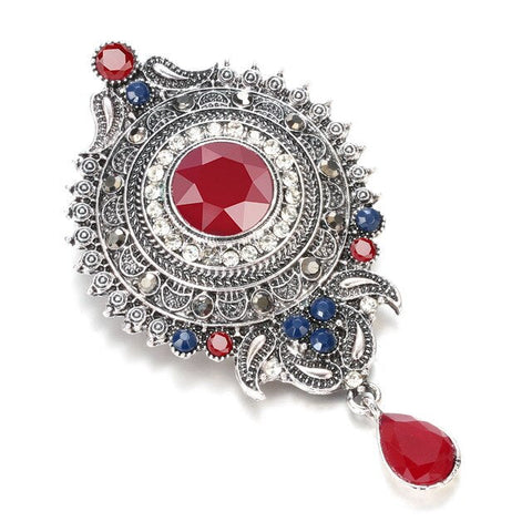 Antique Celestial Eye Brooch