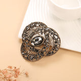 Antique Gold Ribbon Brooch