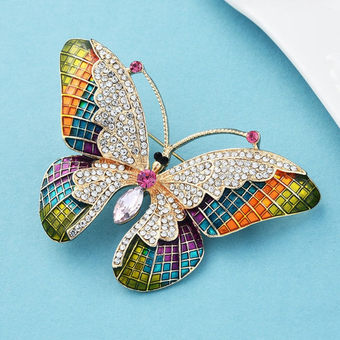 Summer Pleasure Butterfly Brooch