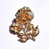 Eldorado Rose Flower Brooch