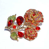 Eldorado Rose Flower Brooch