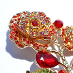 Eldorado Rose Flower Brooch