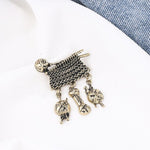 Antique Pirate Heritage Brooch