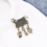 Antique Pirate Heritage Brooch