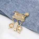 Antique Pirate Heritage Brooch
