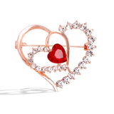 Shining Desire Heart Brooch