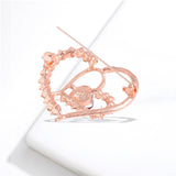 Shining Desire Heart Brooch