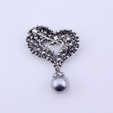 Antique Heart Brooch