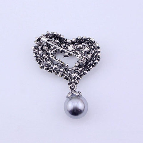 Antique Heart Brooch
