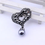 Antique Heart Brooch