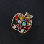 Original Colorful Apple Brooch