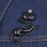 Gentleman Cat Brooch