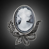 Peaceful Days Cameo Brooch