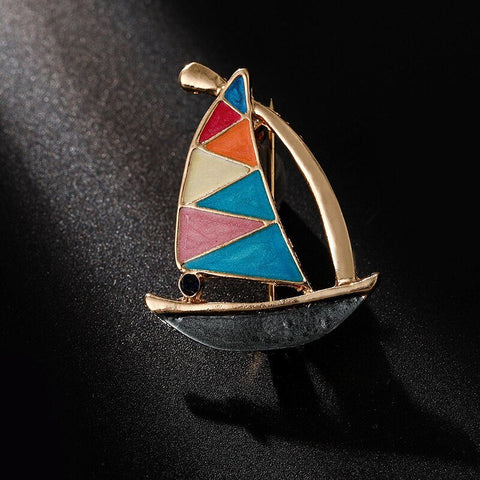 Original Little Ship Brooch