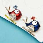 Funny Bird Brooch